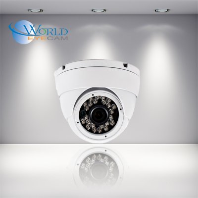 4-in-1 HD-CVI / HD-TVI / AHD / CVBS Mini-Dome Camera, 2.0mp 1080P, 3.6mm lens, IP66, 25m IR Dista...
