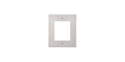 IP Intercom Frame, 1-Module, Wall Mount, Nickel