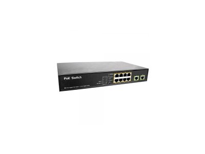 9 Ports With 8CH PoE Switch C-POE-SW0801M-2