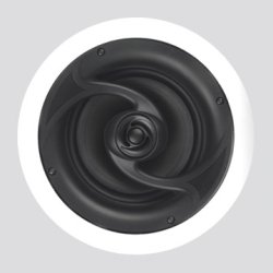 A60C 6.5" In-Ceiling, Polypro Woofer, 1" Pivoting Mylar Tweeter Pair