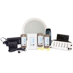 AB-901 1 Channel Vision Source 4 Zone A-BUS Audio Kit With Speakers