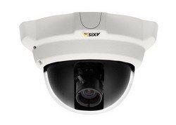 216FD-V Fixed dome, vandal-resistant . Varifocal DC-iris lens. 1/4" progressive-scan CMOS