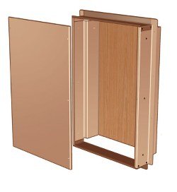 BN14246W-UL Semi-Recessed Exterior Enclosure