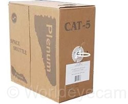 CAT 5E Plenum Cable 1000ft. Easy-Pull Boxes