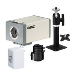 CK-1B Ganz FC-62D Camera Kit w/ T2Z3514CS (3.5-8mm Varifocal Man Iris Lens) Mounting Bracket & 24...