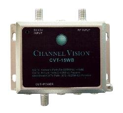 CVT-15WB 15dB RF Amplifier for Standard & Wide-Band CATV Systems