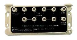 CVT-2/8WB 2x8 Cable TV Amplified Splitter Wideband