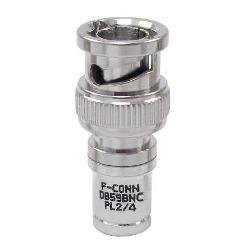 ICM Corp DB59BNCPL2/4-R RG59 Double Bubble BNC Plenum Size 2/4 - 25 Pk