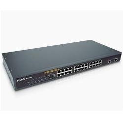 DES-1026G 24-Port Fast Ethernet Unmanaged Rackmount Switch with 2 Gigabit Ports