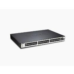 DGS-3120-48TC-SI 44-Port Gigabit xStack Managed L2 Stackable Switch SI Image, 4 Gigabit Combo BAS...