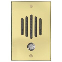 DP-0222P Channel Vision Front Door DP-Large Faceplate, No Camera, Polished Brass Finish, Panasoni...