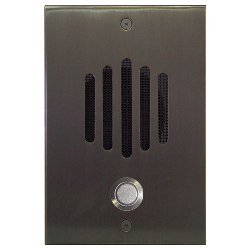 DP-0282P Channel Vision Front Door DP-Large Faceplate, No Camera, Black Finish, Panasonic Compati...