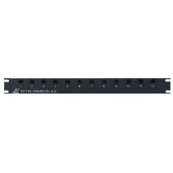 DTK-RM12C5 12 PORT RJ45 IN/OUT 19"RACK MNT CAT5E