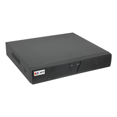 Network Video Recorder, Desktop Standalone, 1-Bay, 9-Channel Video Input, H.264, 36 Mbps Recording Throughput, 48 Volt DC, 158.4 Watt