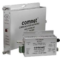 FVT109AM1M Small Size Digitally Encoded Video Transmitter/Data Transceiver, 1 Fiber, Multimode