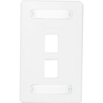 Siemon 10GMX-FP 2-Port Single Gang MAX Faceplate