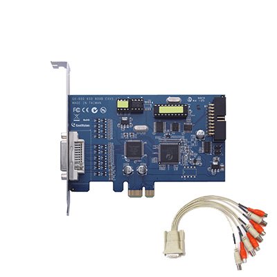 Geovision GV-600B 4 Channel Video Capture DVR Card GV600B with version V8.5 Complete Webcam Softw...