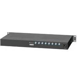 HubWay8CD UL/CUL Listed 8 PTC Passive UTP Transceiver Hub with Integral Camera Power
