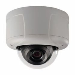 Pelco IE10DN-0 Sarix outdoor fixed dome network camera, 1.3 megapixel, day/night, no lens, smoked...