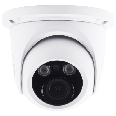 CLEAR 4MP Megapixel, 3.3-12mm Motorized Lens, 30m IR, H.265 Network IP Eyeball Dome Camera