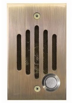 IU-0232P Antique Brass Single Gang Panasonic Front Door Intercom