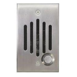 IU-0302 Satin Nickel Single Gang Front Door Intercom