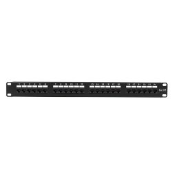 JPM624A CAT6 Value Line Patch Panel, 24-Port, 1U