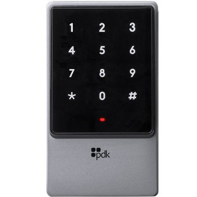PDK RDRGRK Rugged Reader, Single-Gang Touchscreen Keypad Indoor/Outdoor Reader, Prox, 125 kHz, Wi...