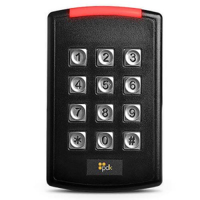 PDK RKB Red Keypad Reader. Multi-Technology, High-Security (13.56 MHz), Mobile (BLE), OSDP, Weiga...