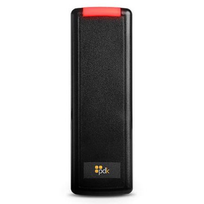 PDK RMPB Red Mullion Reader, Multi-Technology, High-Security (13.56 MHz), Prox (125 KHz), Mobile (BLE), OSDP, Weigand