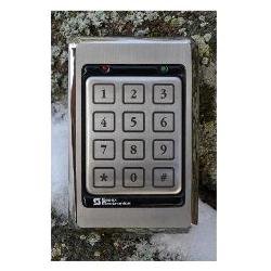 KIP-34S Essex Keyless IP Series, 12 pad 3x4 Keypad Stainless Steel Bezel, EdgeSolo, 15' Wiring Ca...