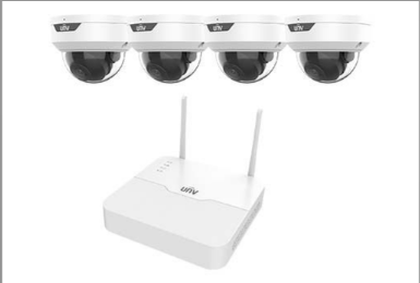 Wi-Fi Kit 4 Channel NVR with 4 x 2 Megapixel Dome Cameras with 2.8mm Lens