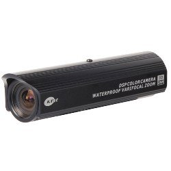 KPC-VF290NH KT&C 3.6-16.0mm Varifocal 600TVL Color Outdoor Bullet Security Camera 12VDC