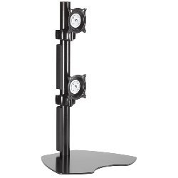 KTP230B Dual Vertical Table Stand, Black