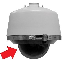 LD53PR-0 Spectra III™ Pressurized Dome Pendant Smoked