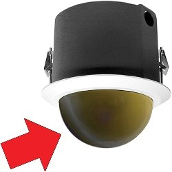 LD5F-3 In-ceiling Mt Gold Dome for Spectra®