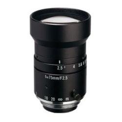 LM75JC 2/3 75mm F2.5 Manual Iris C-Mount Lens