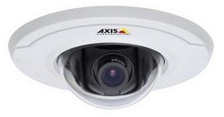 M3011 Ultra-discreet fixed dome, recessed mounting. Fixed lens. 1/4" progressive scan CMOS