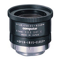 M8513 2/3" 8.5mm w/iris & focus Lens