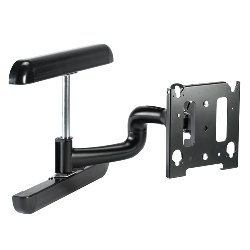 MWRUB Medium Flat Panel Swing Arm Wall Mount, 25" Extension, Black