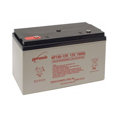 NP100-12 91.6AH 12V Sealed Rechargeable Lead-Acid Battery, Universal Terminals