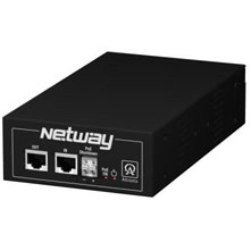 NetWay1E Single Port PoE++ Injector for Standard & Enhanced Power Network Infrastructure (115VAC ...