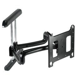 PDRUB Large Flat Panel Swing Arm Wall Mount, 37" Extension, Black