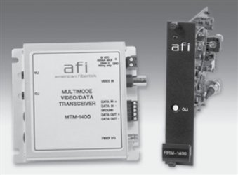 AMERICAN FIBERTEK RTM-1400 VIDEO W/RS422 RACK TRANSMITTER