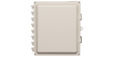 12"x10"x6" Nonconfigured Polycarbonate Enclosure with Solid Door, Latch Lock