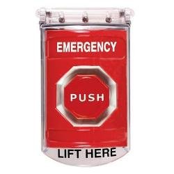 SS-2012E STI Stopper® Station with Bopper Stopper® Cover, Emergency Label