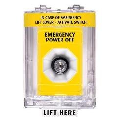 SS-2243PO STI Stopper® Station, with Mini Stopper II® Cover with Horn, Emergency Power Off