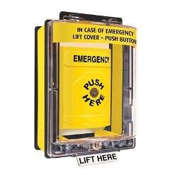 SS-2260E STI Stopper® Station, with Mini Weather Stopper® Cover with Spacer, Emergency Label