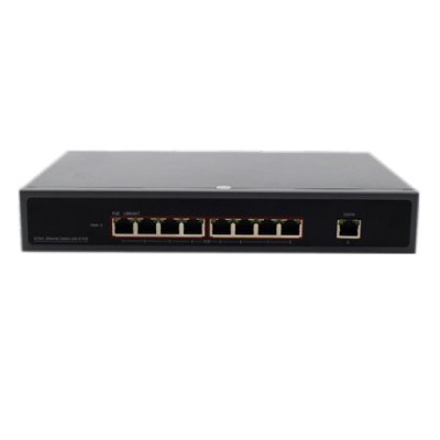 8 Port Gigabit POE Switch, 1 Upload Link