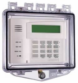 STI-7510E Polycarbonate Enclosure with Open Backbox for Flush Mount Applications and Exterior Key...